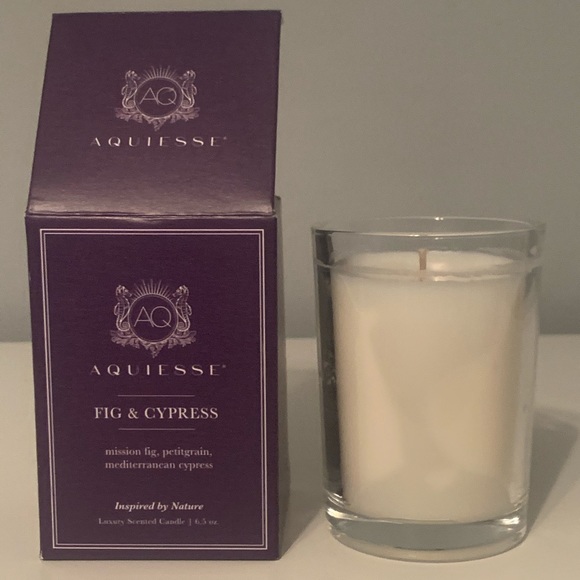 Aquiesse Other - New in box Aquiesse Fig and Cyprus 6.5 ounce luxury scented candle